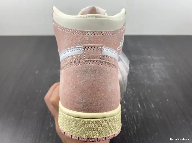 MaikeSneakers FD2596-600 Pink Jordan Washed High OG (Women's) 1 Air Retro 0506